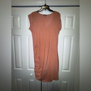 Venus Peach Midi Dress